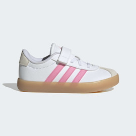 Adidas אדידס נעלי בנות סניקרס סקוטש עם דמוי שרוך (VL Court 3.0 Skateboarding)