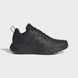 Adidas אדידס נעלי ספורט לנוער עם שרוכים בצבע שחור (VL MOVE)
