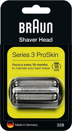 BRAUN סכין ורשת למכונת גילוח סדרה 3 של בראון Braun 32B - מקורי