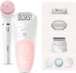 BRAUN מכשיר להסרת שיער יבש/רטוב Braun בראון Beauty Set Silk-épil 5 5895