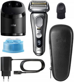 BRAUN 9467cc מכונת גילוח כולל מתקן שטיפה
