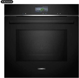 SIEMENS תנור בנוי משולב מיקרו 67 ליטר Siemens HM736G1B1 IQ700 שחור | גרמניה