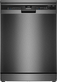 SIEMENS מדיח כלים רחב SIEMENS סימנס iQ300 SN23EC05ME - דמוי נירוסטה מושחרת