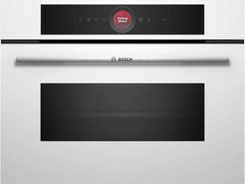 BOSCH תנור בנוי 45 ליטר משולב מיקרוגל Bosch CMG7241W1 Serie 8 לבן | גרמניה