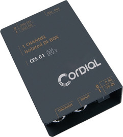 CORDIAL קופסת DI פסיבית CORDIAL CES 01
