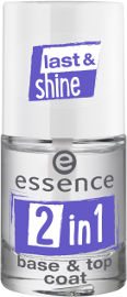 Essence 2ב1 בסיס& טופ לציפורניים