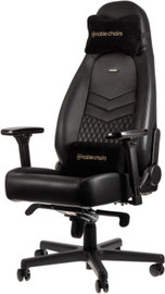 Noblechairs כיסא גיימינג NOBLECHAIRS ICON REAL LEATHER BLACK עור אמיתי