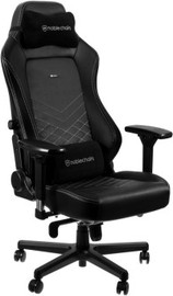 Noblechairs כיסא גיימינג NOBLECHAIRS HERO BLACK/PLATINUM WHITE בצבע שחור/ לבן פלטיניום NBL-HRO-PU-BPW