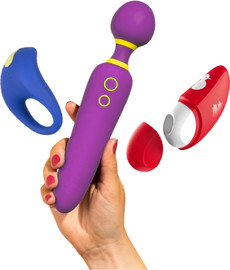 ROMP ערכת ויברטורים לאישה עם נרתיק אחסון