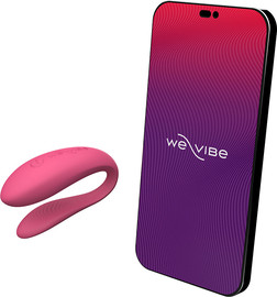 We Vibe ויברטור זוגי אינטימי עם אפליקציה | Sync Lite | ,ורוד