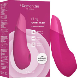 Womanizer ויברטור לגירוי דגדגן כפול Enhance