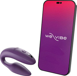 We Vibe ויברטור זוגי עם שלט ואפליקציה | Sync 2nd Gen | ,סגול