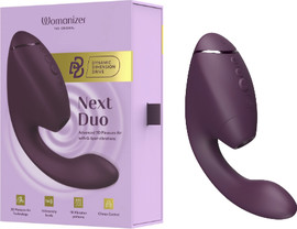 Womanizer ויברטור ארנב יונק ורטט המתקדם בעולם -מקורי NEXT DUO