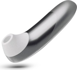 Womanizer WOMANIZER PRO SILVER GREY, מגרה דגדגן בטכנולוגיית Pleasure Air בצבע אפור כסוף
