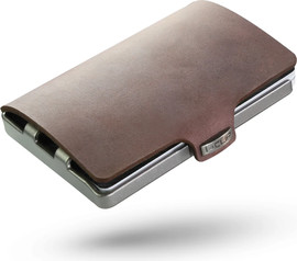 I-CLIP ארנק I-CLIP דגם  Original Silver Soft Touch Brown R11_C121500