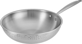 Resto ווק נירוסטה 28 ס”מ | TRI-PLY | סדרת Resto | Crater
