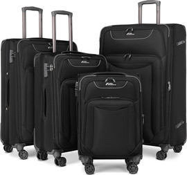 Camel Mountain Camel Mountain® Titan – סט 4 מזוודות פרימיום לחוויית נסיעה מושלמת - שחור קלאס