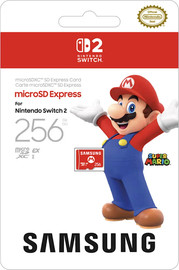 NINTENDO כרטיס זיכרון microSD Express ל-Nintendo Switch 2 עם קיבולות של עד 256GB