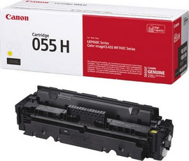 CANON טונר צהוב מקורי Canon 055HY (5,900 דפים)