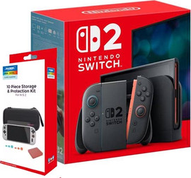 Nintendo קונסולה ניידת Nintendo Switch 2 + ערכת אביזרים 10 ב־1