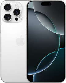 APPLE טלפון סלולרי 6.3" Apple אפל iPhone 16 Pro 256GB/8GB - White Titanium