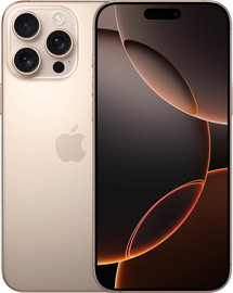 APPLE טלפון סלולרי 6.9" Apple אפל iPhone 16 Pro Max 1TB/8GB - Desert Titanium
