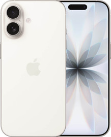 APPLE טלפון סלולרי 6.3" Apple אפל iPhone 17 256GB/8GB - White (eSim only)