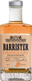 BARRISTER ג'ין באריסטר אורנג' מתובל 700 מל / Gin BARRISTER ORANGE