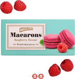Teimim Macarons Raspberry רביעיית עוגיות מקרון בטעם פטל