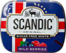 SCANDIC סוכריות ללא סוכר בטעם פירות יער