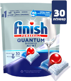 פיניש קוואנטום אולטימייט קפסולות למדיח כלים