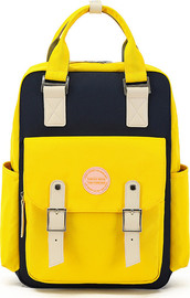 Camel Mountain תיק גב Typhoonix Max 10L למחשב 14 אינץ' עמיד במים מבית כאמל מאונטין - צהוב/כחול כהה- אבזמים