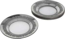 DREAM CHEF סט 6 צלחות מנה ראשונה זכוכית קוטר 19 ס״מ HoneySilver