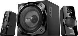 GENIUS מערכת רמקולים עם סאב וופר Genius SW-2.1 1850BT 50W Bluetooth - שחור
