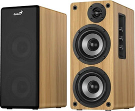 GENIUS זוג רמקולי עץ אלחוטיים למחשב Genius SP-HF1220BT 45W Bluetooth
