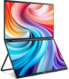 Acer מסך מגע נייד כפול Acer PD163QT בגודל 15.6" FHD IPS - חיבור USB-C ו-HDMI