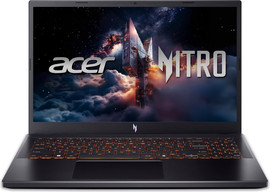 Acer מחשב נייד גיימינג חדש Acer Nitro V15 15.6'' FHD 144Hz Intel Core 7 240H 32GB 1TB SSD RTX 5050 Windows 11 שחור