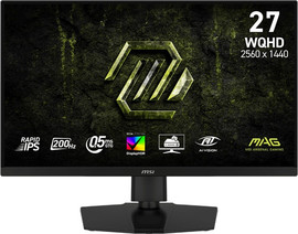 MSI מסך מחשב גיימינג MSI MAG 274QPF E2 27" WQHD IPS 200Hz - צבע שחור