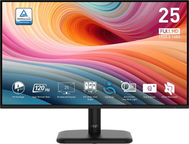 MSI מסך מחשב MSI PRO MP251L E2 24.5" FHD IPS 120Hz HDMI VGA - צבע שחור