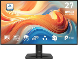MSI מסך מחשב MSI PRO MP272 E14C 27" FHD IPS 144Hz USB-C - רמקולים מובנים - צבע שחור