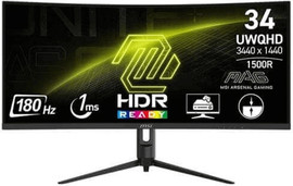 MSI מסך גיימינג "34 MSI אמ.אס.איי MAG 342CQR E2