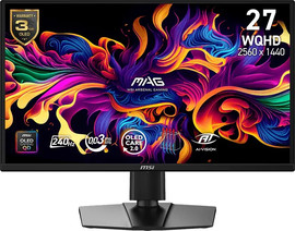 MSI מסך מחשב גיימינג "26.5 MSI אמ.אס.איי MAG 272QP QD-OLED X24