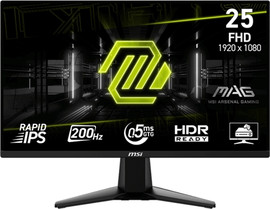 MSI מסך מחשב גיימינג "24.5 MSI אמ.אס.איי MAG 255F E20