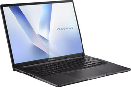 ASUS מחשב נייד Asus Vivobook 14 מסך 14 אינץ' מעבד AMD RYZEN 5 150 זיכרון 16GB דיסק 512GB SSD מערכת הפעלה Win 11 - צבע שחור