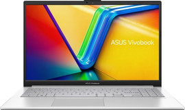 ASUS מחשב נייד Asus Vivobook Go 15 מסך 15.6 אינץ' מעבד INTEL CORE I3 N305 זיכרון 8GB דיסק 256GB UFS - צבע כסף