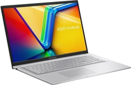 ASUS מחשב נייד Asus Vivobook 17 17.3" FHD X1704VA Core 5-120U 16GB 1TB SSD Win11 Home - Cool Silver