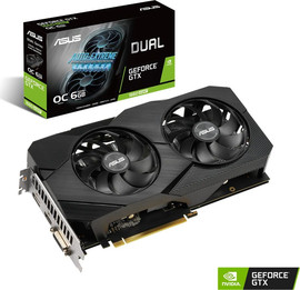 ASUS כרטיס מסך Asus GeForce RTX 1660 Super OC 6GB DUAL-GTX1660S-O6G-EVO