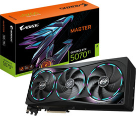 Gigabyte כרטיס מסך Gigabyte AORUS GeForce RTX 5070 Ti MASTER 16G