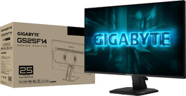 Gigabyte מסך מחשב גיימינג Gigabyte GS25F 24.5" FHD SS IPS 144Hz 1ms - צבע שחור