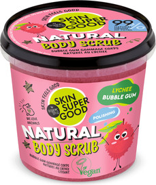 Skin Super Good פילינג גוף ליצ'י ובאבל גאם 360 מ"ל
